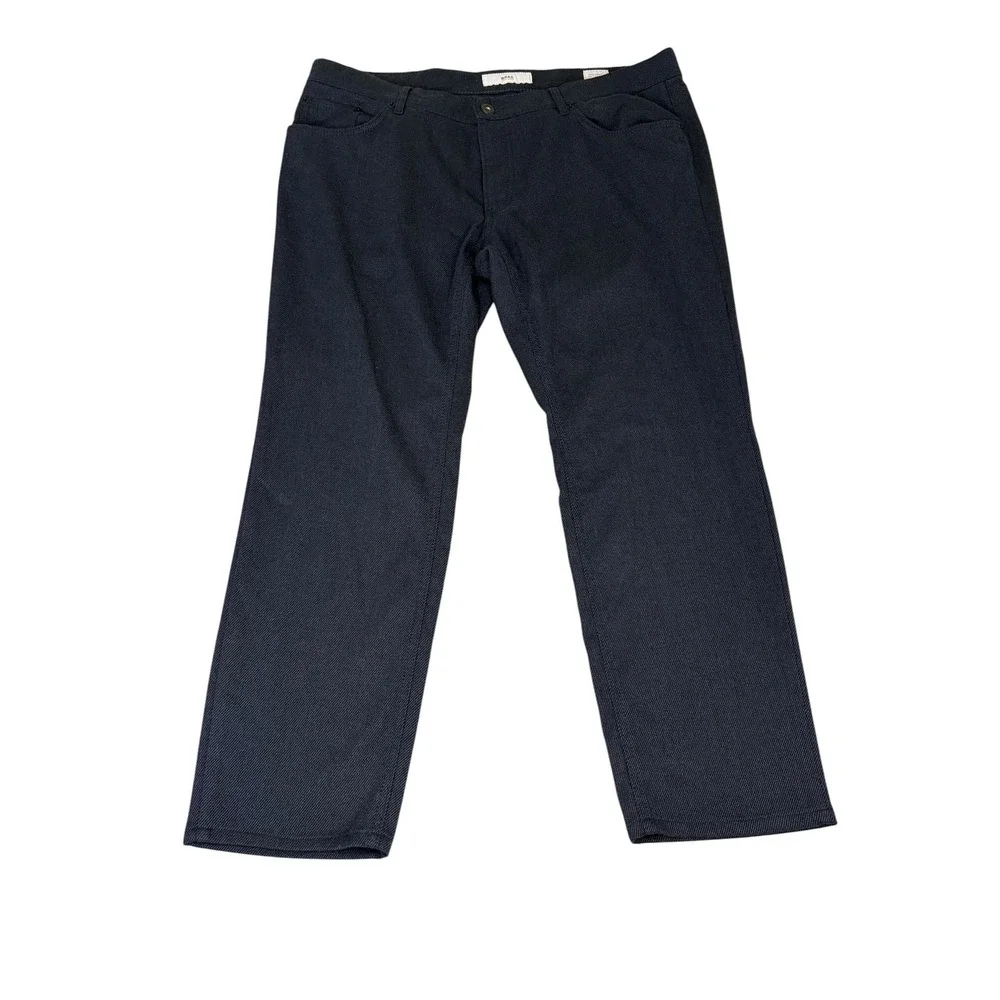 Brax Feel Good Chuck Modern Fit Pants Mens 39 x 26 1/2 Navy‎ Blue Twill Trousers